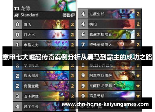 意甲七大崛起传奇案例分析从黑马到霸主的成功之路